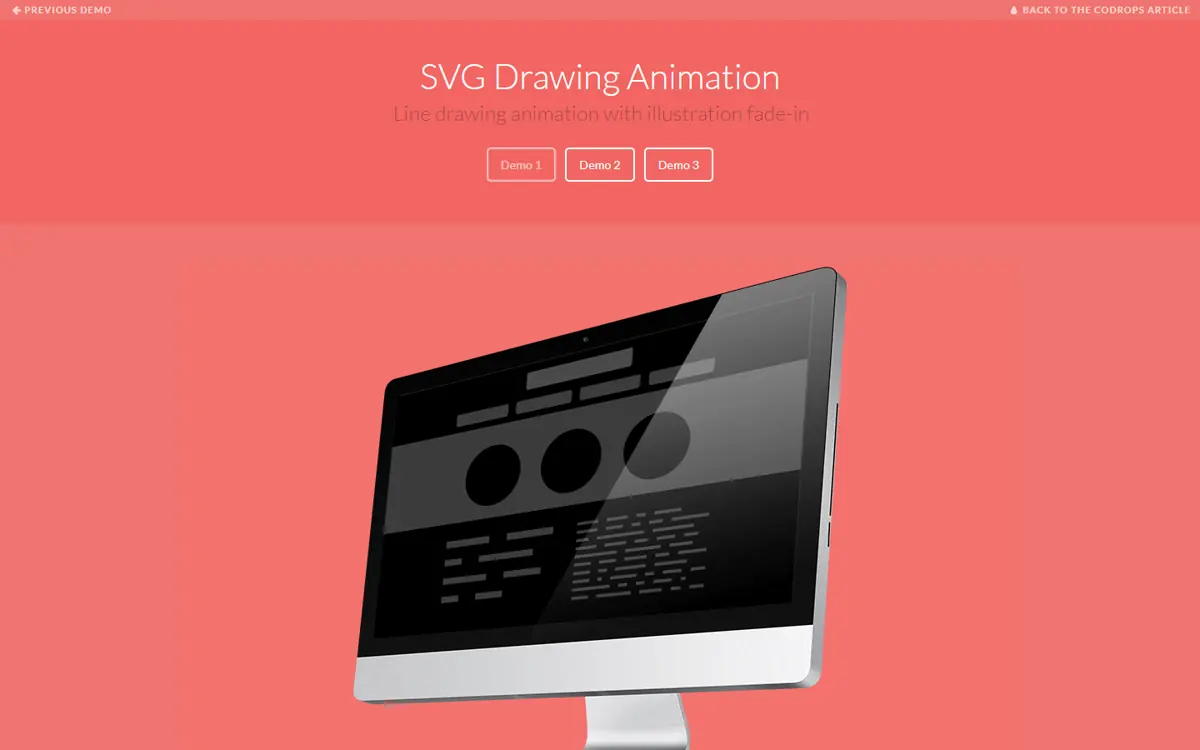 Codrops SVG Drawing Animation