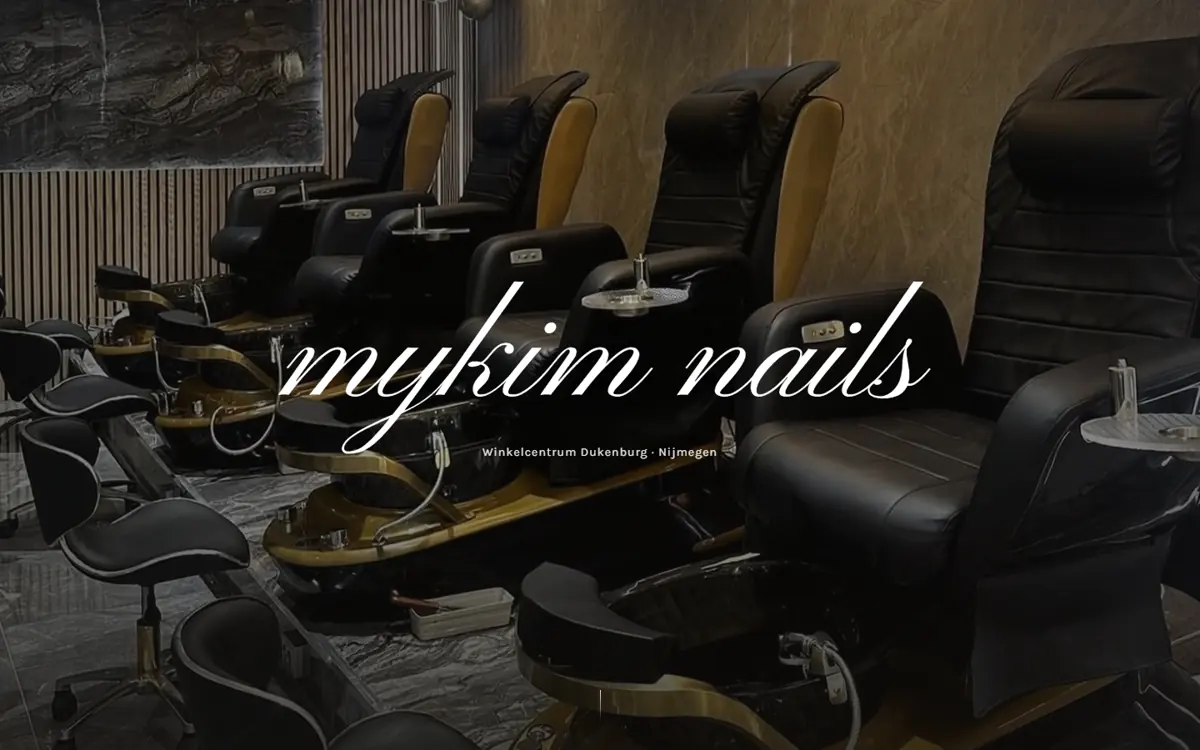 MyKim Nails met vaste marmeren achtergrond
